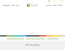 Tablet Screenshot of over-vet.pl